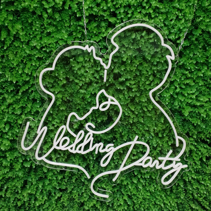 Wedding Scene Instagram Decoration Styling Neon Light