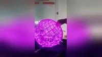 Lumière de boule de Noël décorative blanche chaude imperméable extérieure de LED pour Noël